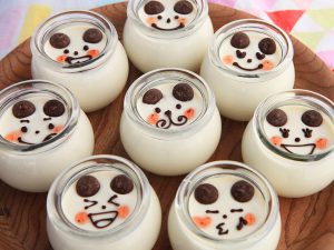 カフェ有鄰庵のパンナコッタ