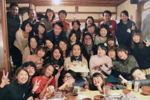株式会社有鄰2018年忘年会の集合写真