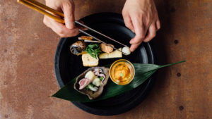 倉敷美観地区の日本料理店『Bricole』調理写真