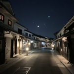 倉敷美観地区夜の風景
