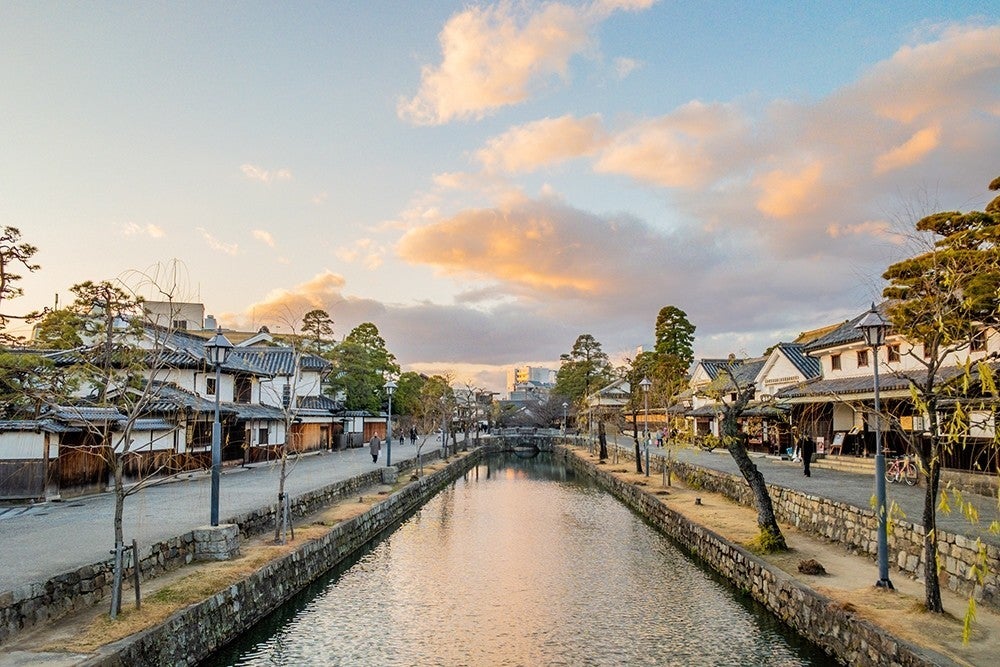 岡山県倉敷の美観地区