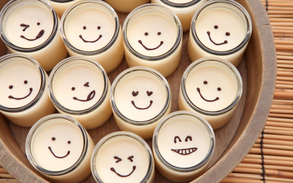 カフェ有鄰庵のしあわせプリン