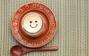 倉敷美観地区有鄰庵のしあわせプリン