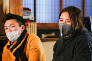 株式会社行雲のスタッフの赤木有真（じっふぃー）とHSU WEI SYUAN（こーじ）