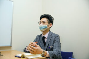 天満屋倉敷店の篠原暢さん