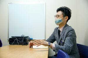 天満屋倉敷店の篠原暢さん