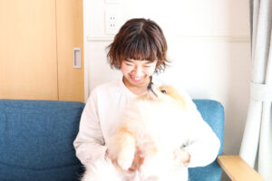 王子を見ながら笑っている久保千聡