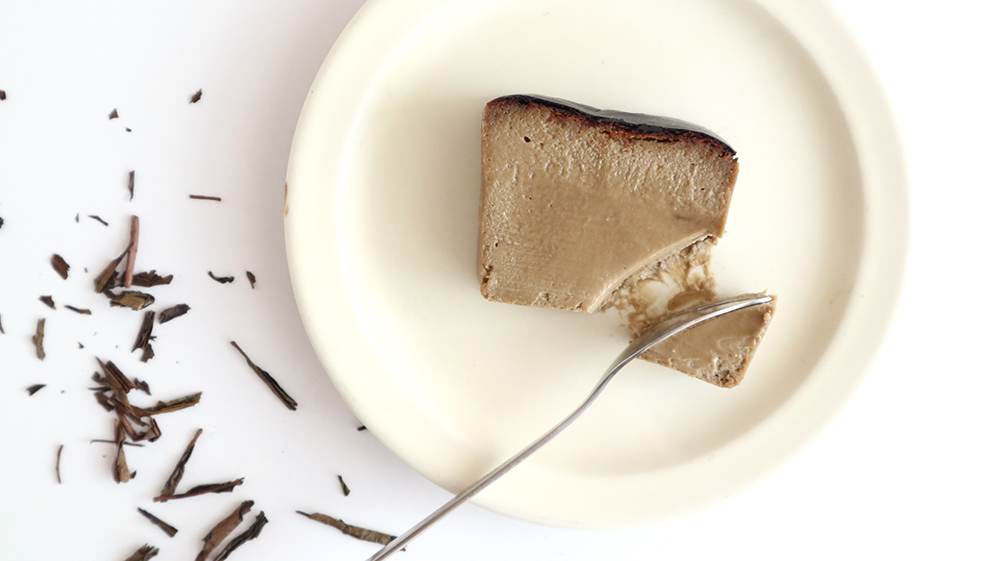 倉敷チーズケーキ隊の期間限定ほうじ茶のクリームチーズケーキ