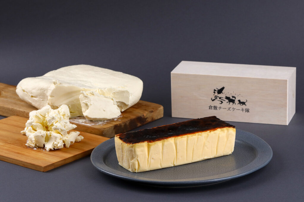 はれもけもが作る倉敷チーズケーキ隊のバスクチーズケーキ