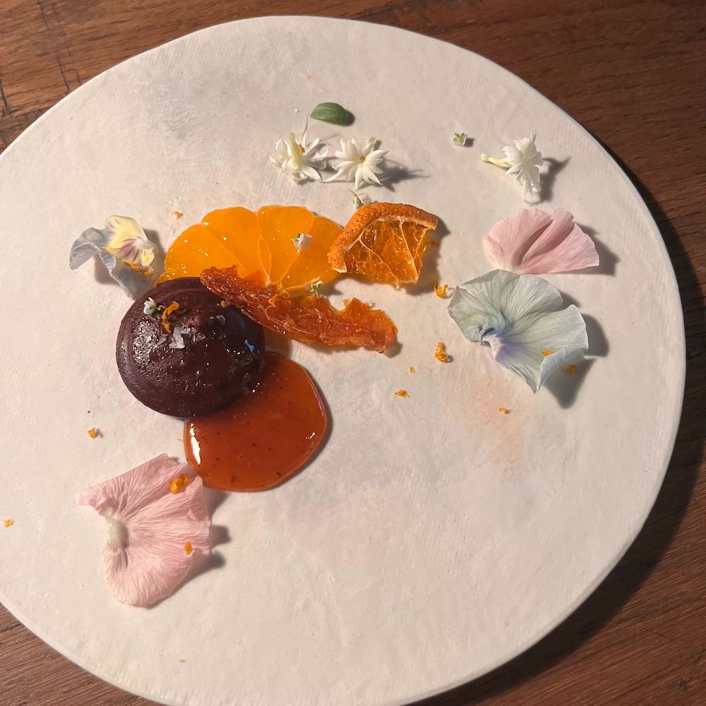 柑橘とショコラテリーヌ