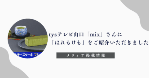 「tysテレビ山口」「mix」「はれもけも」