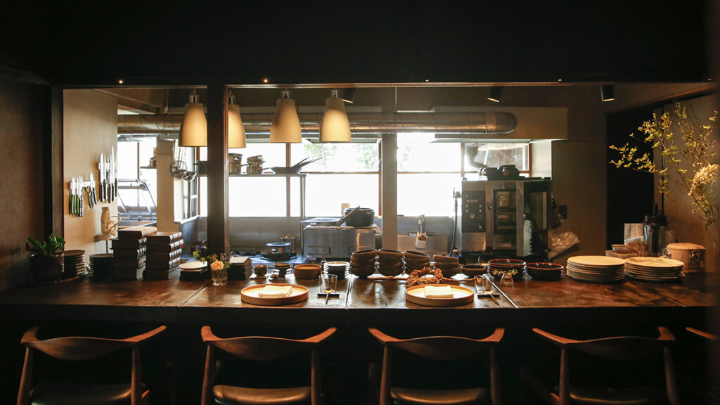 倉敷美観地区然味-sami-の店内